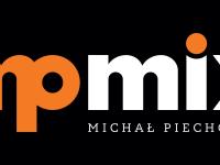 logo na ciemnym tle z imieniem i nazwiskiem