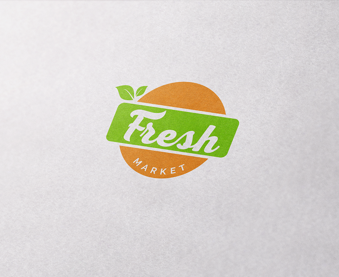 Projekt Logo Grafika Quavol Dla Konkurs Na Logo Do Sklepu Spozywczego Fresh Market