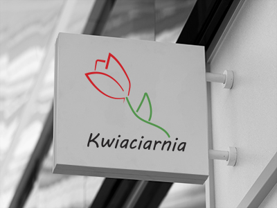 Logo logo kwiaciarnia