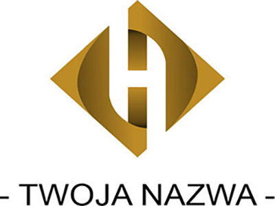 Logo H w głębi